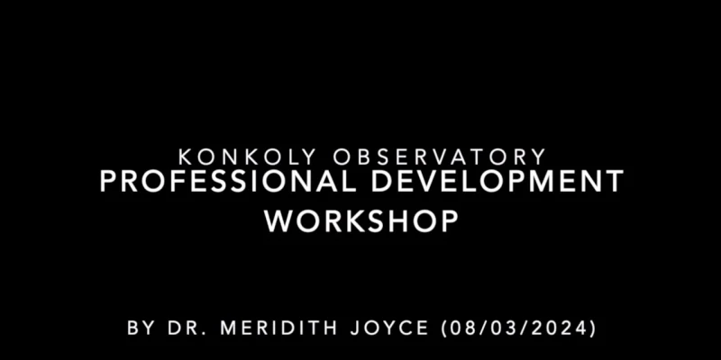 Professional development workshop